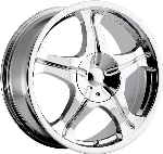 chrome rims, custom rims Gem 92-93 Chrome